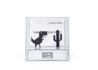 Pixelated dinosaur and cactus design on a clear stand with 'Dino Game' branding.